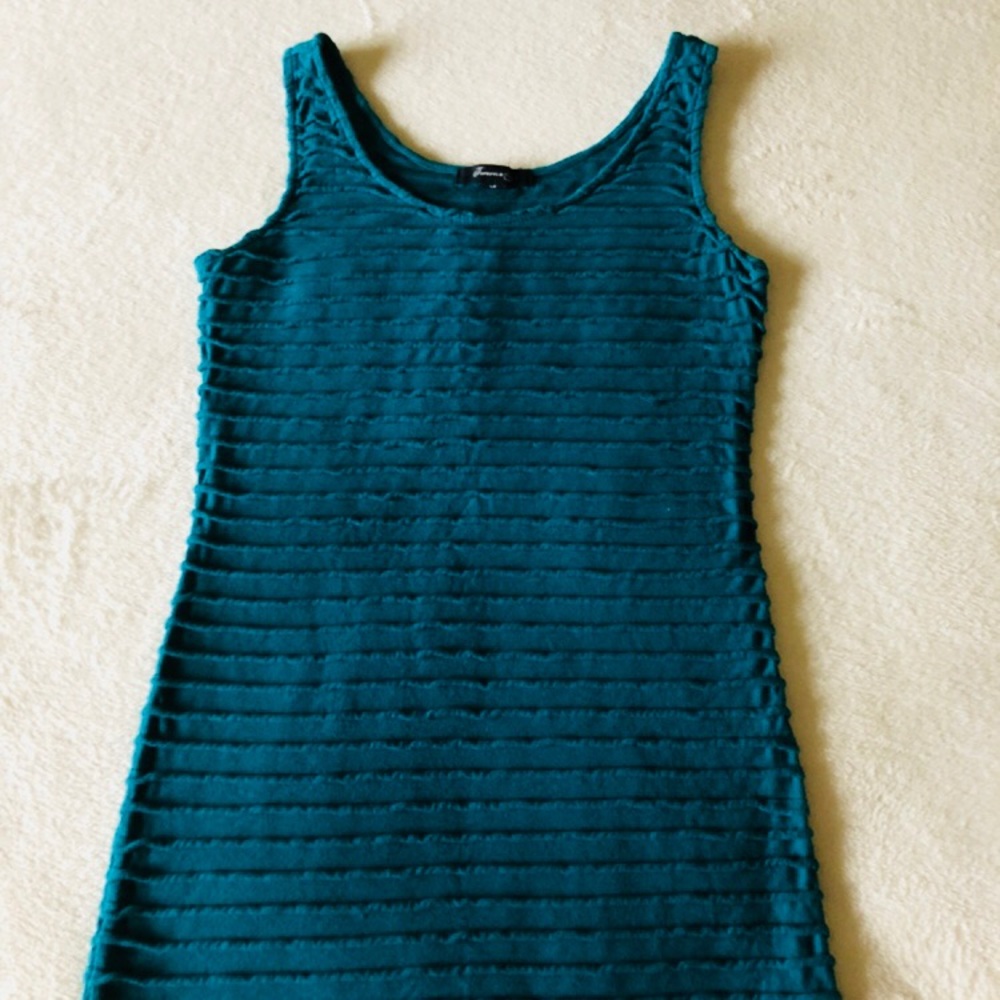 Forever 21 Turquoise Mini Dress